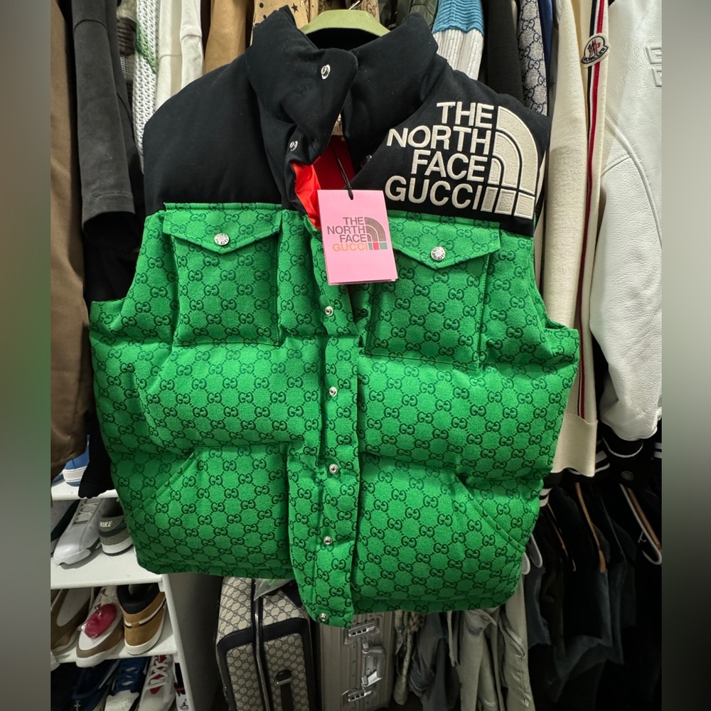 Gucci x north face vest